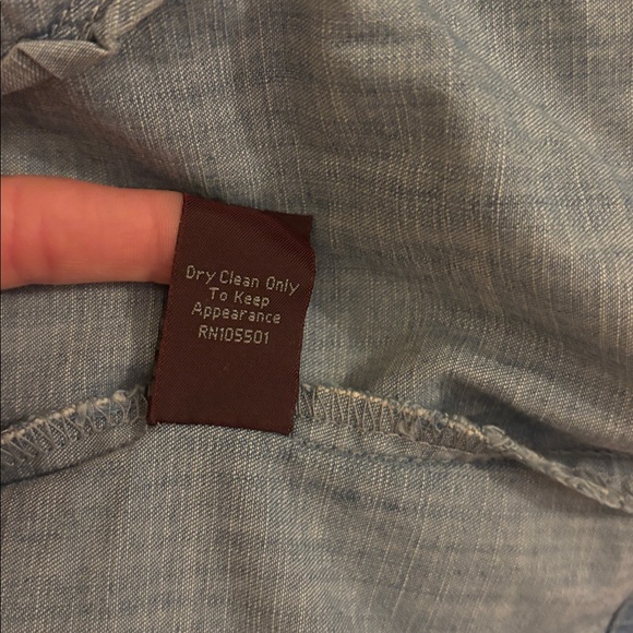 Double D Ranch Blue Denim Vest or Mini Dress with beading and Embroidery - Picture 10 of 10